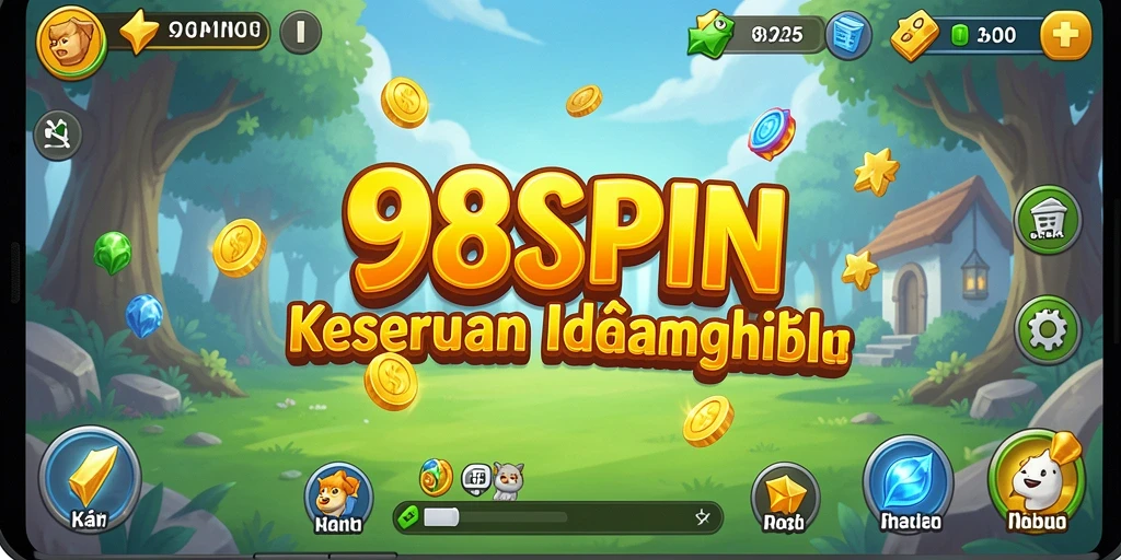 Tampilan gameplay seru dari 98SPIN saat bermain Idle.