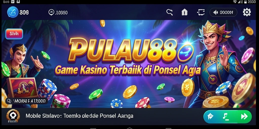 Tampilan menangkap momen seru bermain game Kasino PULAU88.