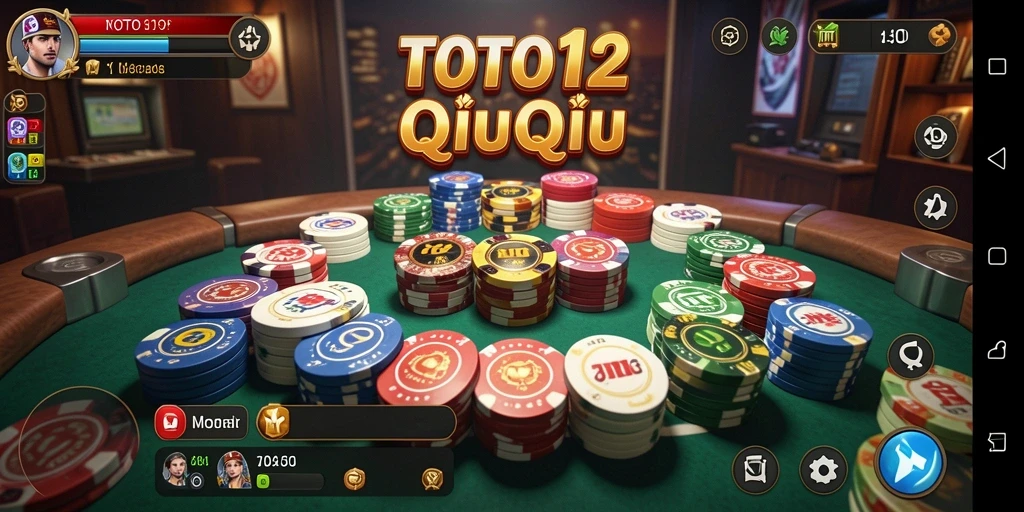 Tangkapan layar gameplay QiuQiu TOTO12 yang penuh aksi.